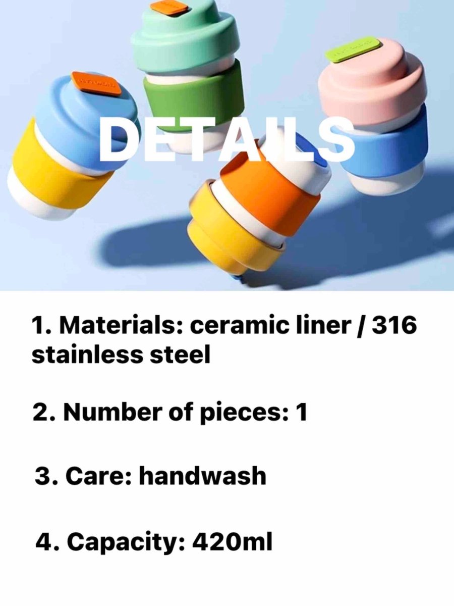 Gummies Thermos, Whimsical Dopamine Vacuum Insulated Tumbler Coffee